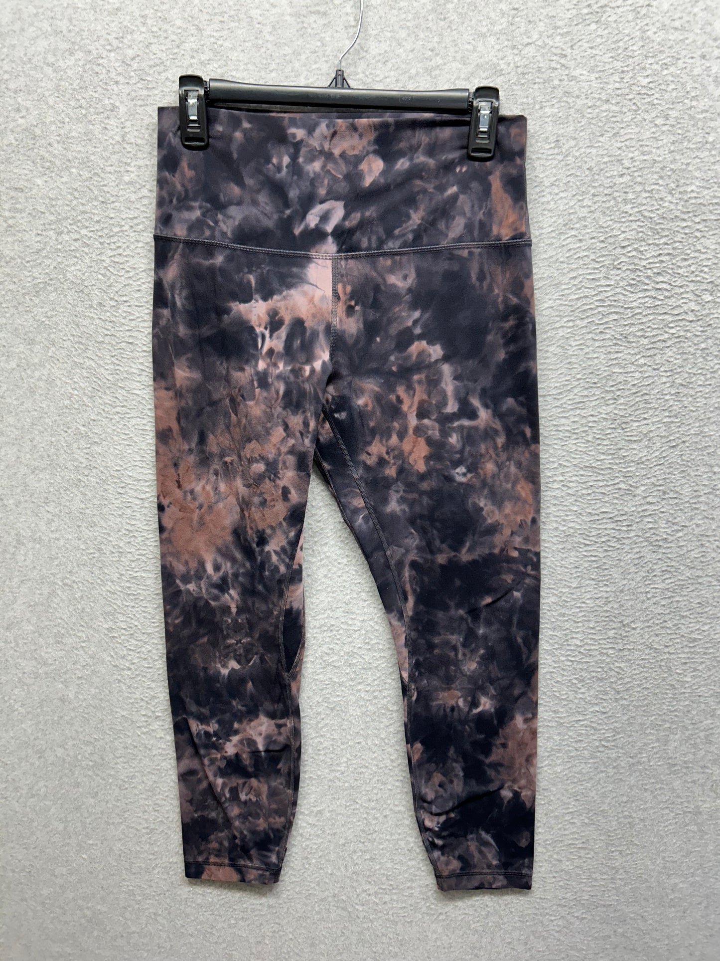 Lululemon Align Pant 25" Size 10 Diamond Dye Graphite Grey Pink Pastel