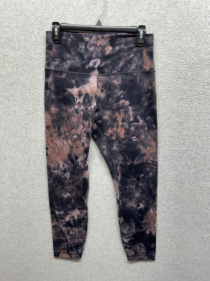 Lululemon Align Pant 25" Size 10 Diamond Dye Graphite Grey Pink Pastel