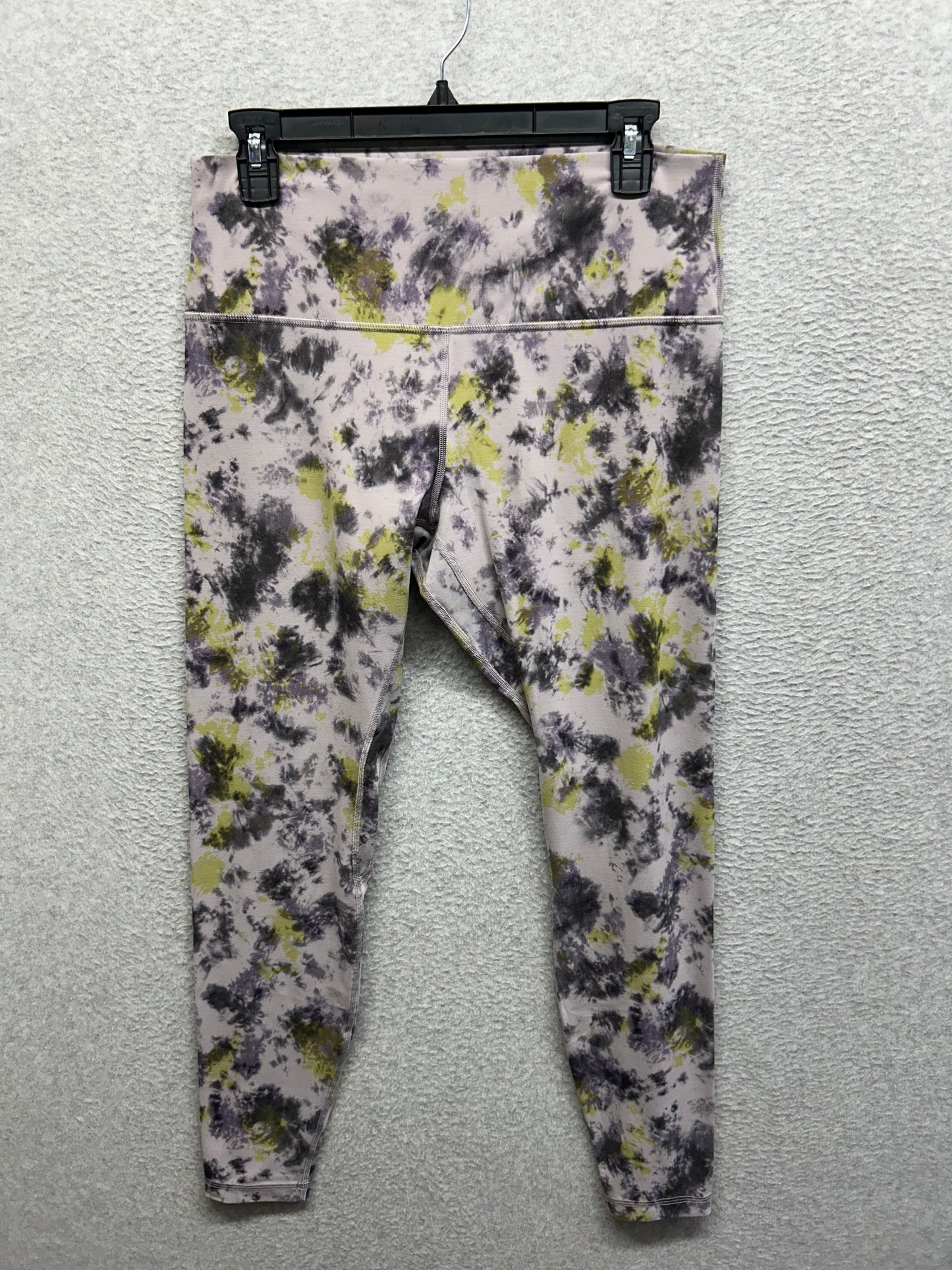 Lululemon Align High-Rise Pant 28" Size 12 Radial Tie Dye Mauve Grey Multi