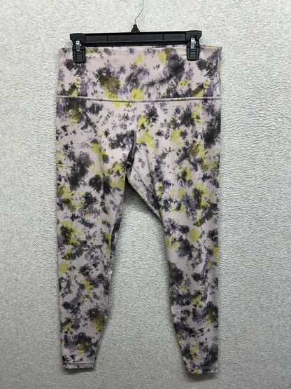 Lululemon Align High-Rise Pant 28" Size 12 Radial Tie Dye Mauve Grey Multi