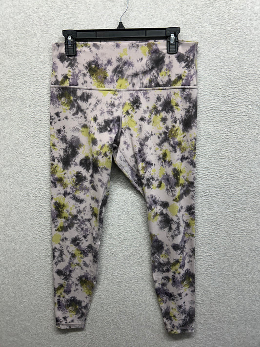 Lululemon Align High-Rise Pant 28" Size 12 Radial Tie Dye Mauve Grey Multi
