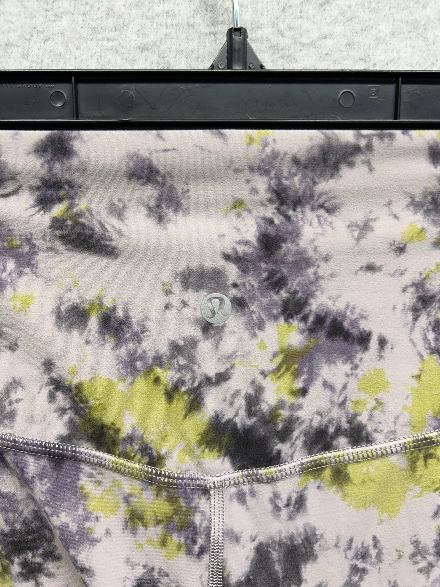 Lululemon Align High-Rise Pant 28" Size 12 Radial Tie Dye Mauve Grey Multi