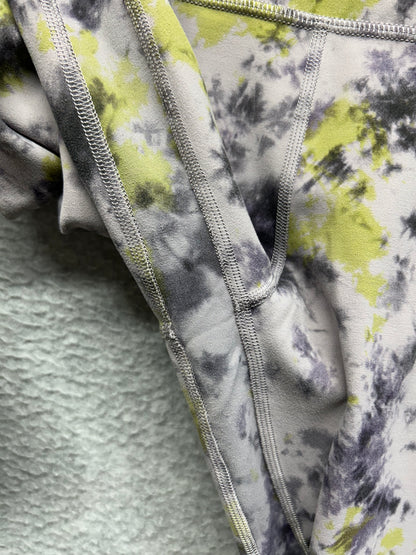 Lululemon Align High-Rise Pant 28" Size 12 Radial Tie Dye Mauve Grey Multi
