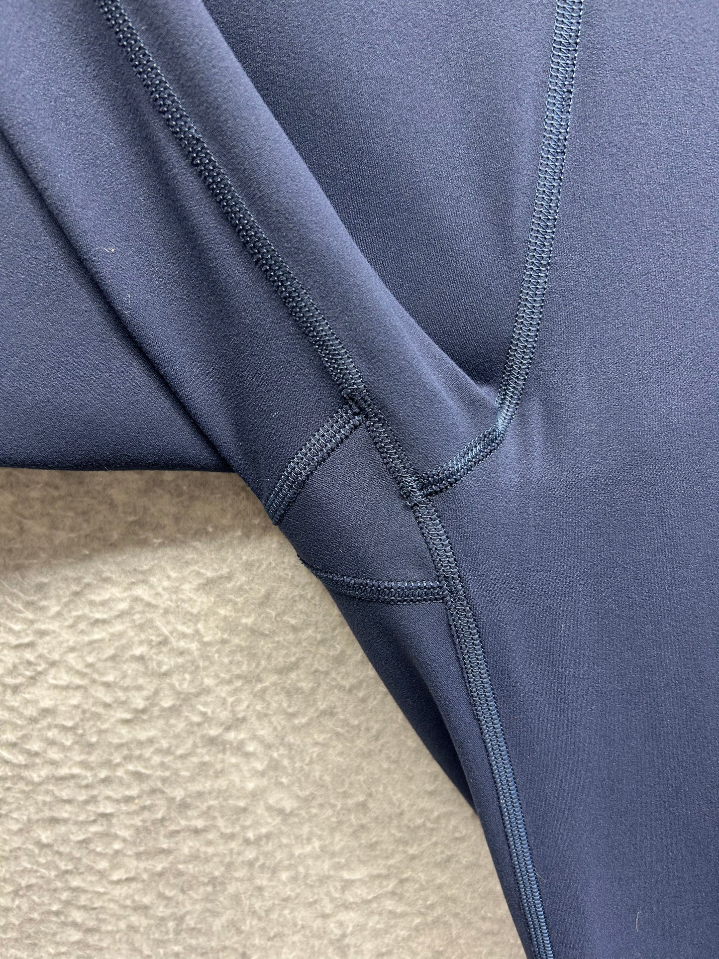 Lululemon Groove Super-High-Rise Flared Pant Nulu Size 12 True Navy