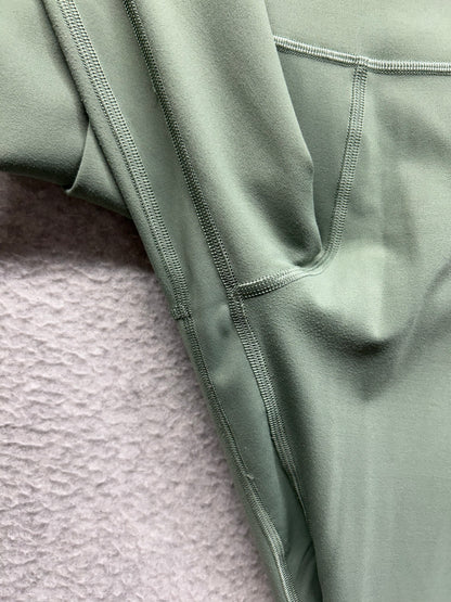 Lululemon Align High-Rise Pant 25" Size 14 (Square) Grey Eucalyptus