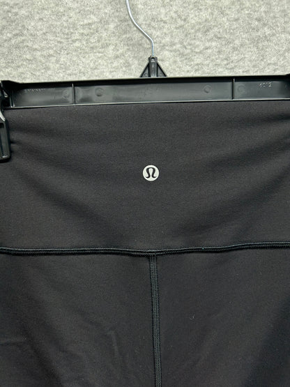 Lululemon Wunder Under Crop High-Rise Luon 21" Size 14 Black