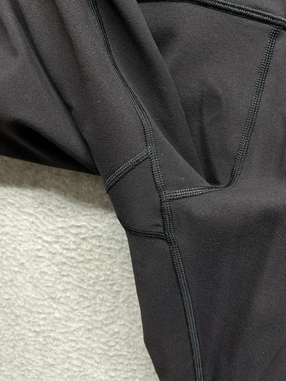 Lululemon Wunder Under Crop High-Rise Luon 21" Size 14 Black