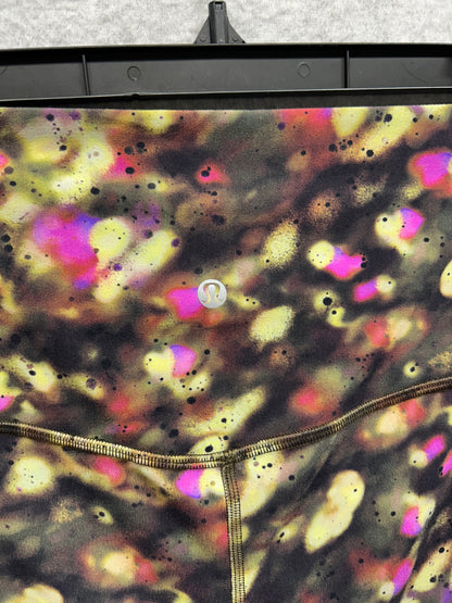 Lululemon Align High-Rise Crop 23" Size 16 Soft Focus Splatter Green Multi