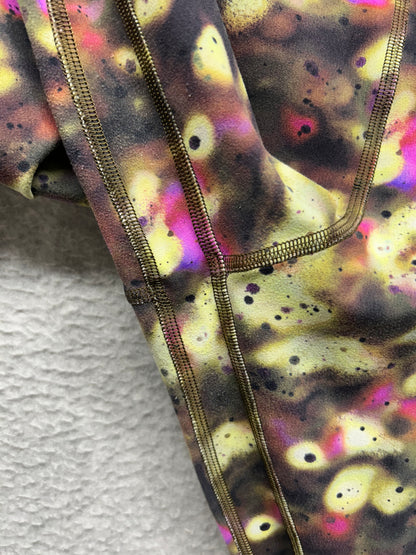Lululemon Align High-Rise Crop 23" Size 16 Soft Focus Splatter Green Multi