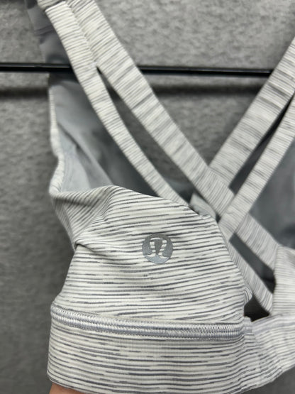 Lululemon Stash N’ Run Bra Size 2 Wee Are From Space Nimbus Battleship