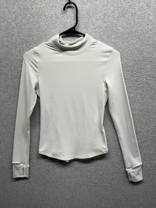 Lululemon Rulu Running Long-Sleeve Mock Neck Shirt Size 2 Vapor
