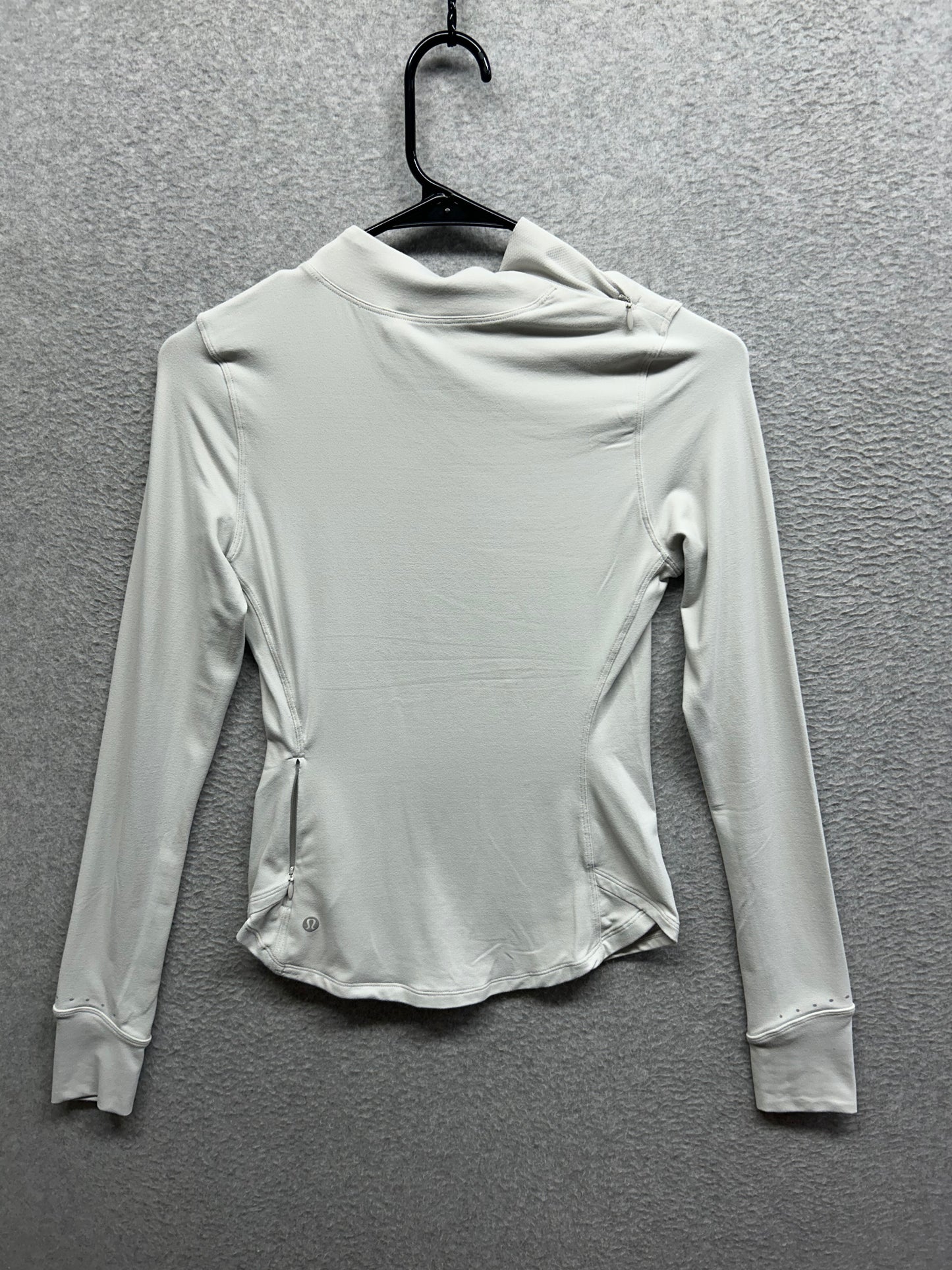 Lululemon Rulu Running Long-Sleeve Mock Neck Shirt Size 2 Vapor