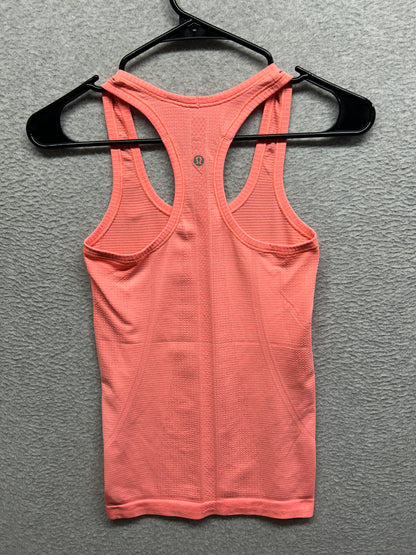 Lululemon Run: Swiftly Tech Racerback Size 2 Pop Orange