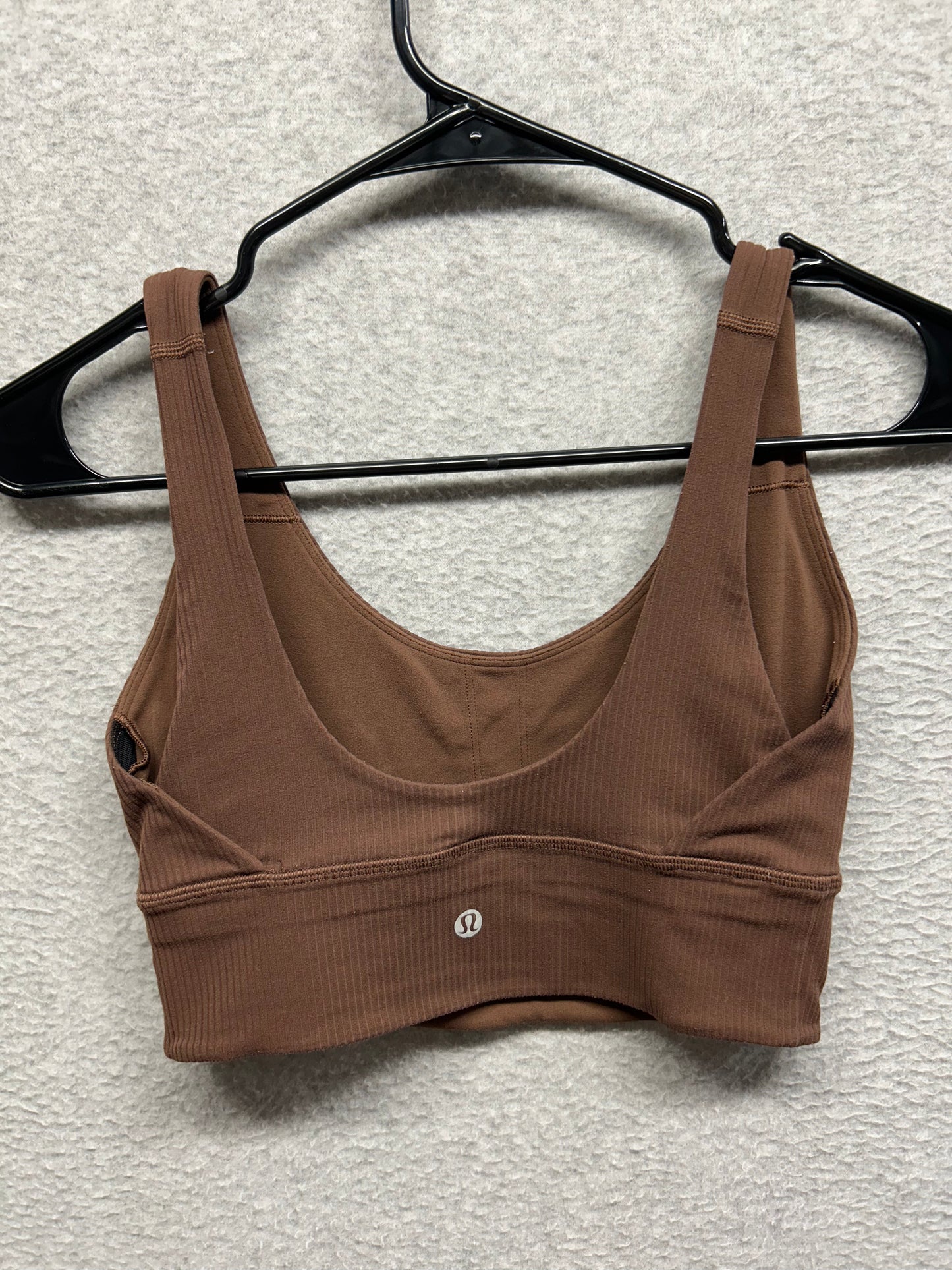 Lululemon Align Ribbed Bra Size 4 Roasted Brown