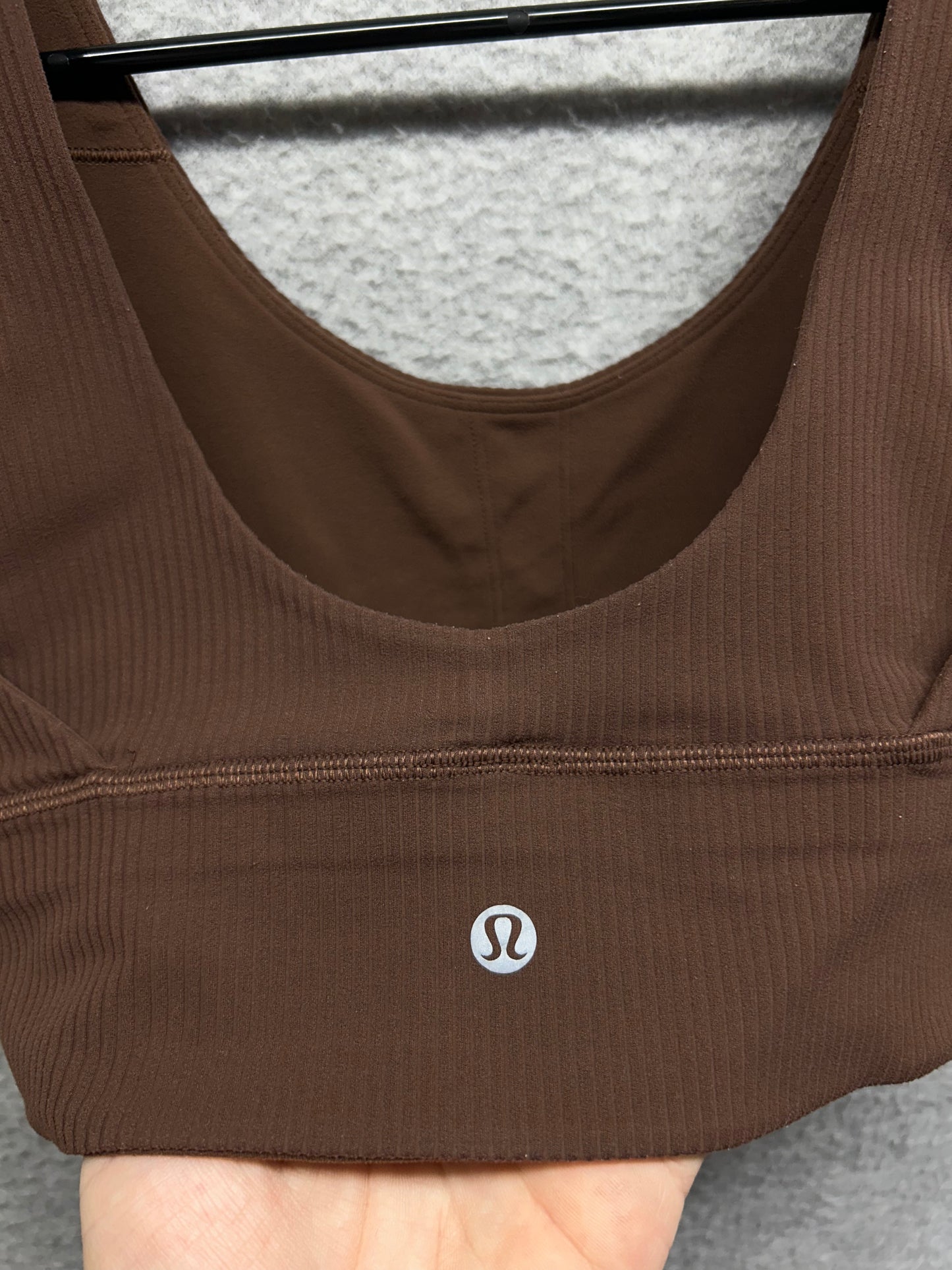 Lululemon Align Ribbed Bra Size 4 Roasted Brown