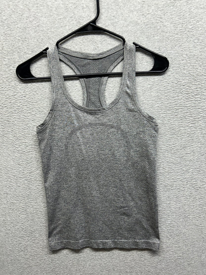 Lululemon Swiftly Tech Racerback 2.0 Race Length Size 4 Graphite Grey