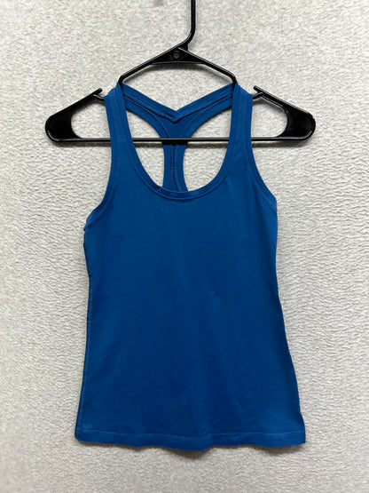 Lululemon Cool Racerback Size 4 Sapphire Blue