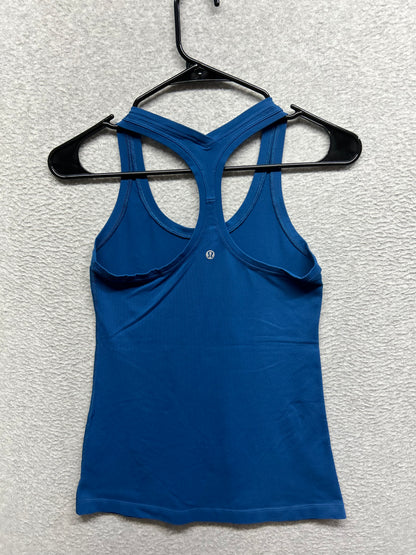 Lululemon Cool Racerback Size 4 Sapphire Blue