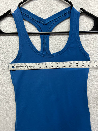 Lululemon Cool Racerback Size 4 Sapphire Blue