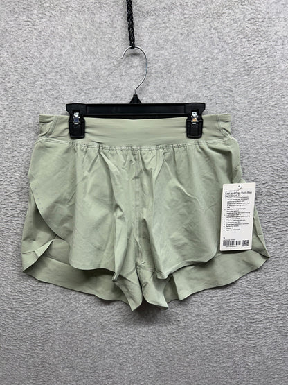Lululemon Fast and Free High-Rise Classic-Fit Split Short 3" Size 4 Fog Green