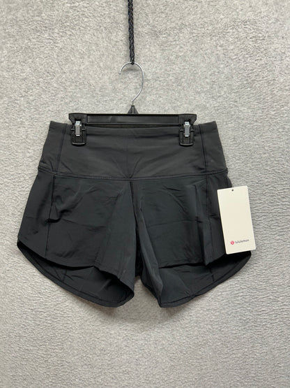 Lululemon Speed Up Short Long High-Rise 4" Size 4 Black