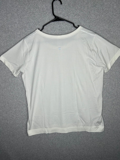 Lululemon Swiftly Tech Short Sleeve Scoop Size 12 Heathered White