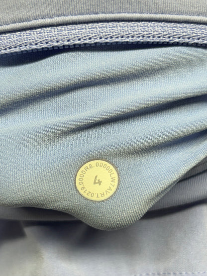 Lululemon Speed Up Short 4" Size 4 Hydrangea Blue