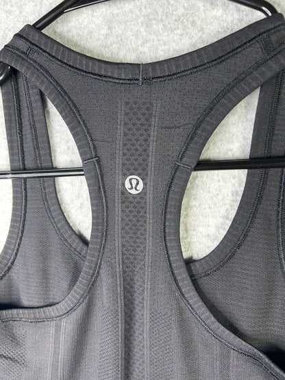 Lululemon Swiftly Tech Racerback Size 2 White / Black Gradient