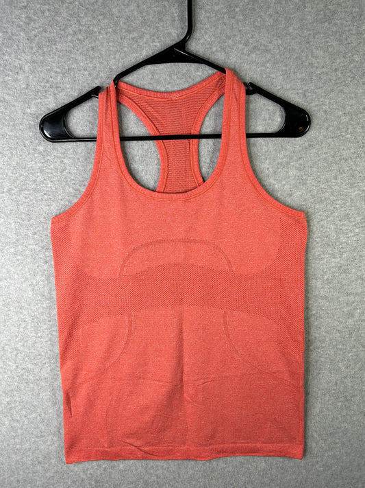 Lululemon Run: Swiftly Tech Racerback Size 8 Heathered Very Light Flare