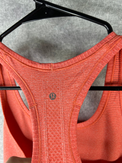 Lululemon Run: Swiftly Tech Racerback Size 8 Heathered Very Light Flare