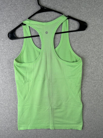 Lululemon Run: Swiftly Tech Racerback Size 6 Heathered Clear Mint