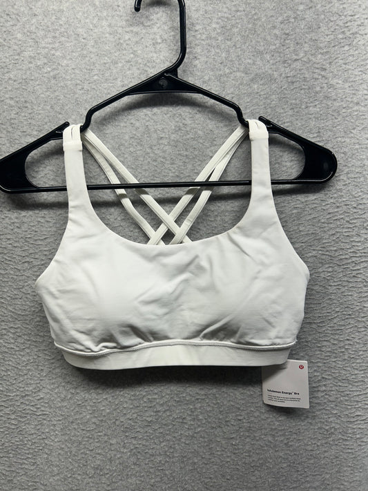 Lululemon Energy Bra Size 6 White