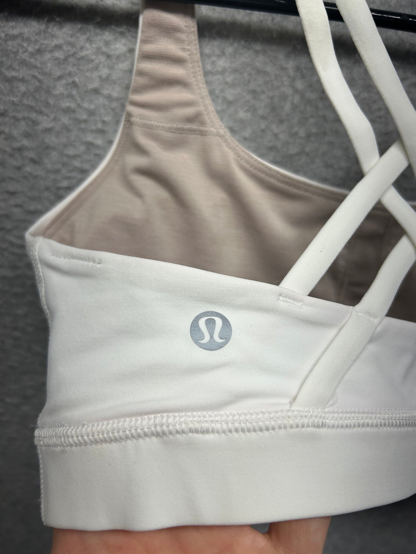 Lululemon Energy Bra Size 6 White