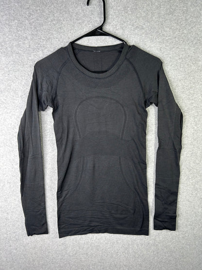 Lululemon Swiftly Tech Long Sleeve Crew Size 4 Black