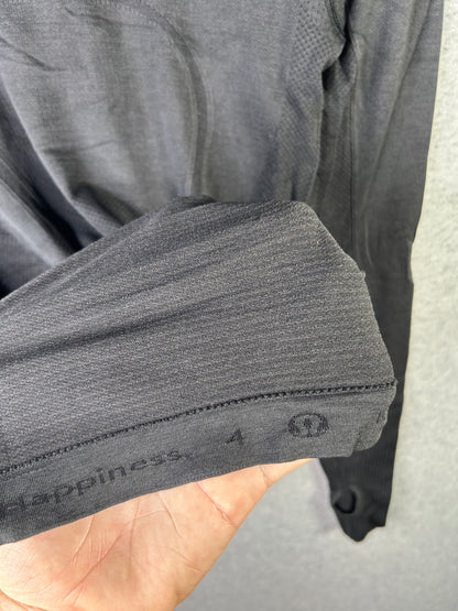 Lululemon Swiftly Tech Long Sleeve Crew Size 4 Black