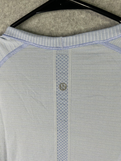 Lululemon Swiftly Tech Short Sleeve Crew Size 6 Heathered Chalk