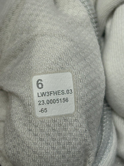 Lululemon Its Rulu Run Cropped Half Zip Size 6 (Square) Light Vapor
