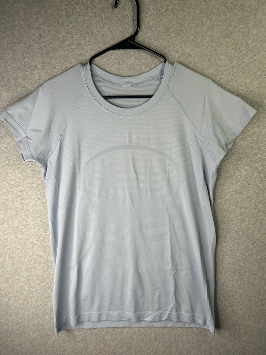 Lululemon Run: Swiftly Tech Short Sleeve Size 12 Caspian Blue