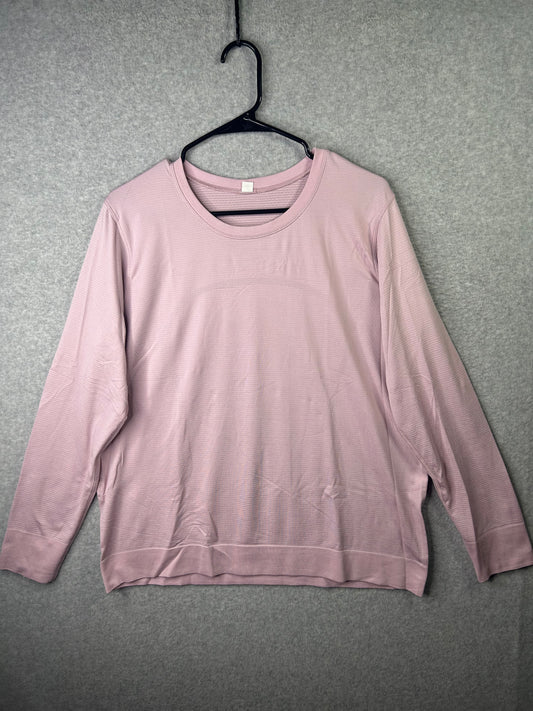 Lululemon Run: Swiftly Tech Long Sleeve Size 12 Blush Quartz