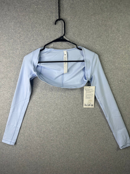 Lululemon Nulu Long-Sleeve Yoga Shrug Size 2 Windmill Blue