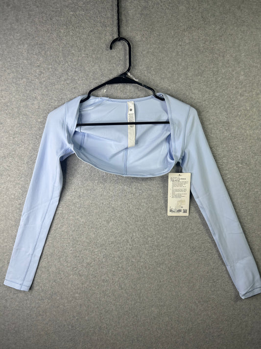 Lululemon Nulu Long-Sleeve Yoga Shrug Size 2 Windmill Blue