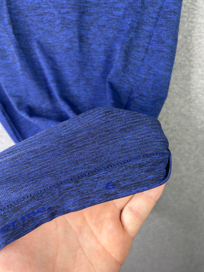 Lululemon Swiftly Tech Short Sleeve Crew Size 6 Heathered Sapphire Blue