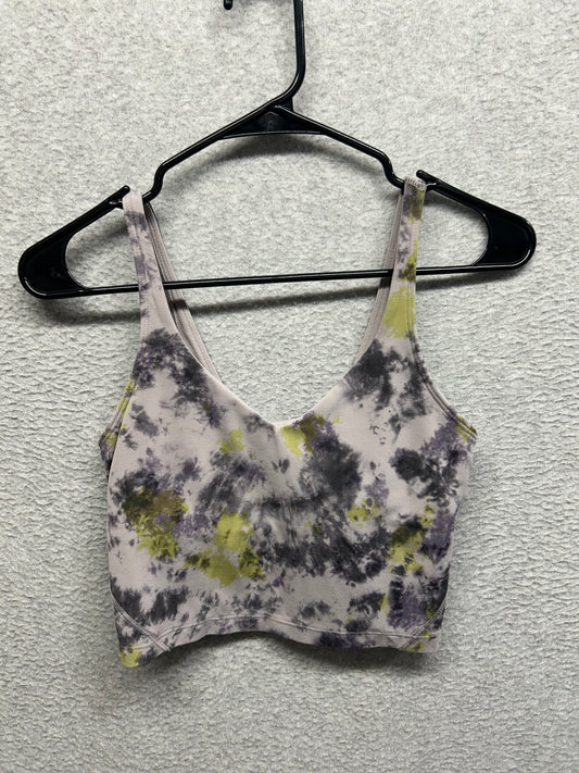 Lululemon Align Tank Top Size 6 Radial Tie Dye Mauve Grey Multi