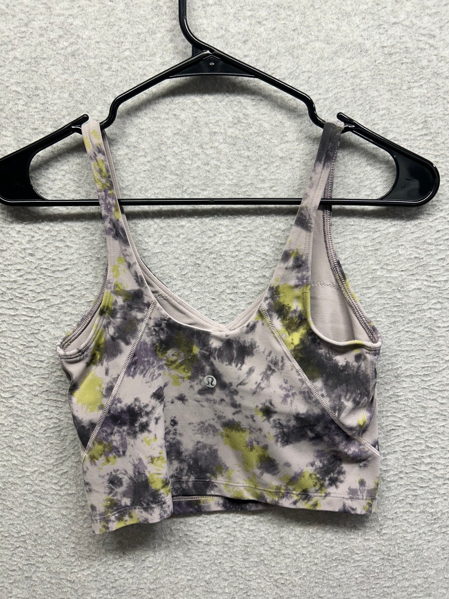 Lululemon Align Tank Top Size 6 Radial Tie Dye Mauve Grey Multi