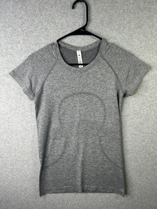 Lululemon Swiftly Tech Short Sleeve 2.0 Size 6 Slate Gray