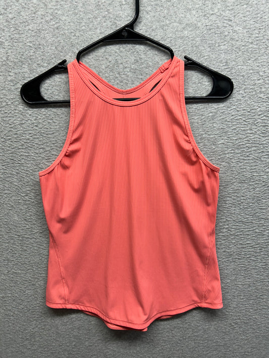 Lululemon Base Pace Ribbed Tank Top Size 6 Raspberry Cream