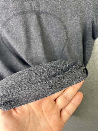 Lululemon Swiftly Tech Short Sleeve Crew Size 8 Heathered Slate