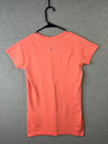 Lululemon Run: Swiftly Tech Short Sleeve Size 8 Heathered Very Light Flare