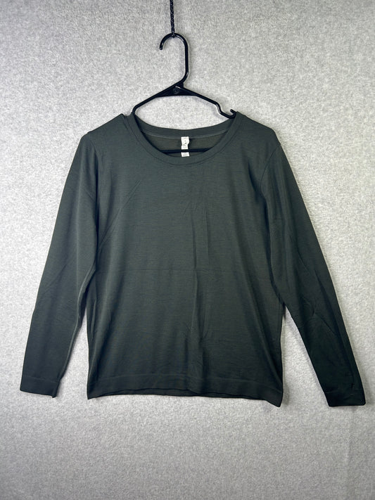 Lululemon Swiftly Tech Long Sleeve Crew Size 8 Brave Olive