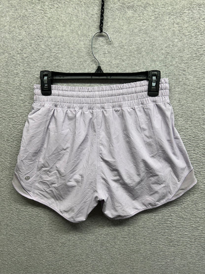 Lululemon Hotty Hot High-Rise Lined Short 4" Size 6 Lilac Smoke
